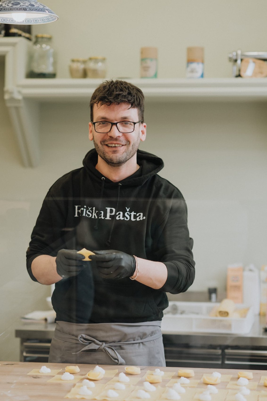 Davor, co-fondateur de Friška Pašta